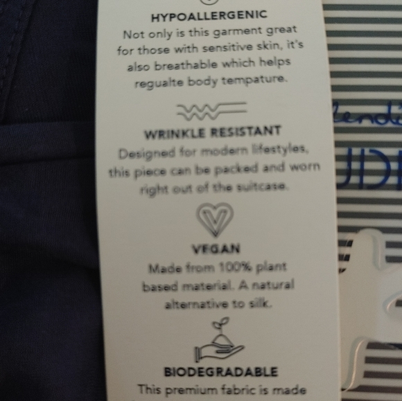 New Splendid Saks off 5th  Peacoat Blue & White Stripe Long-Sleeve - Picture 5 of 6